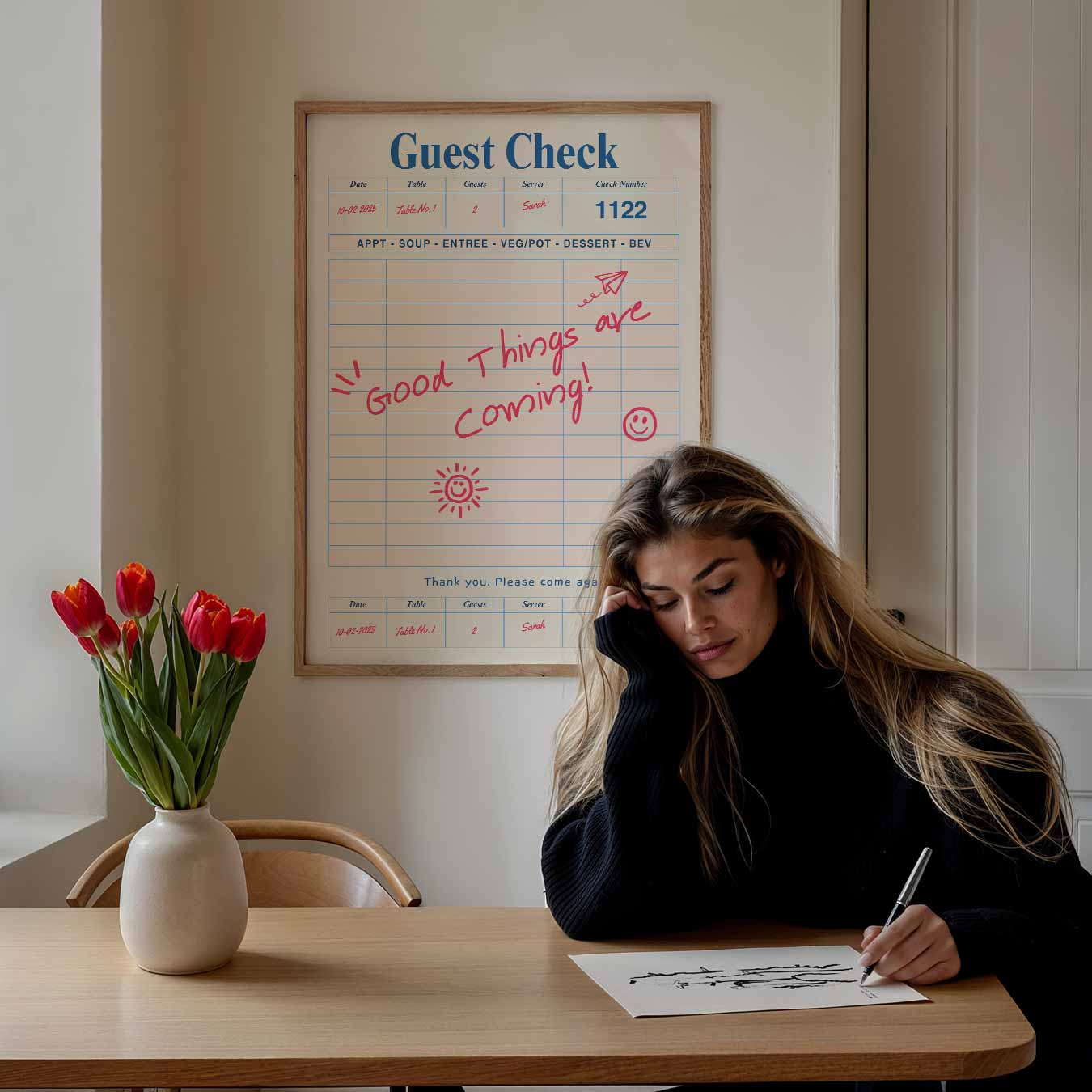 Optimistische Toekomst Poster-WallArtistic