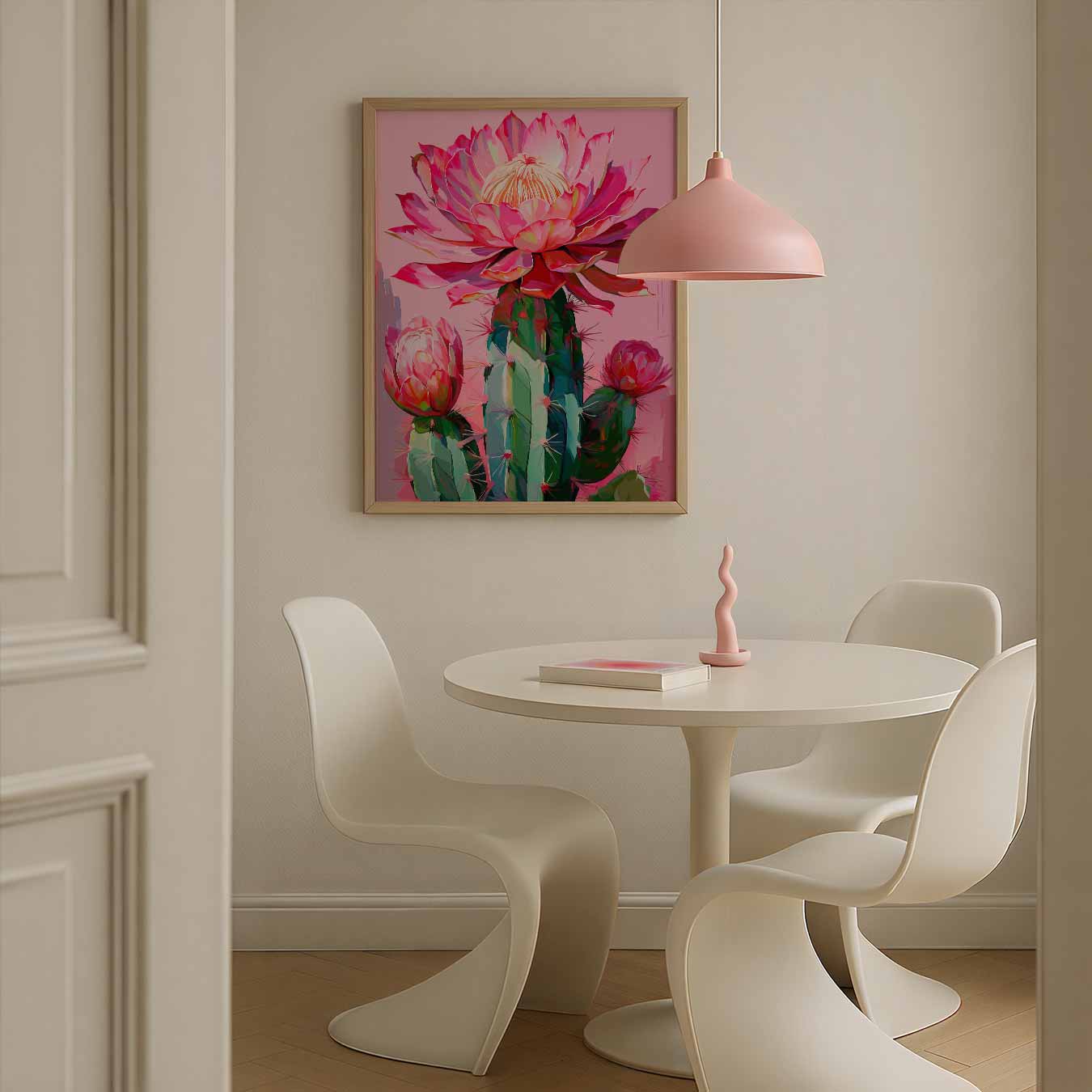 Botanische Cactus Bloemenpracht Poster