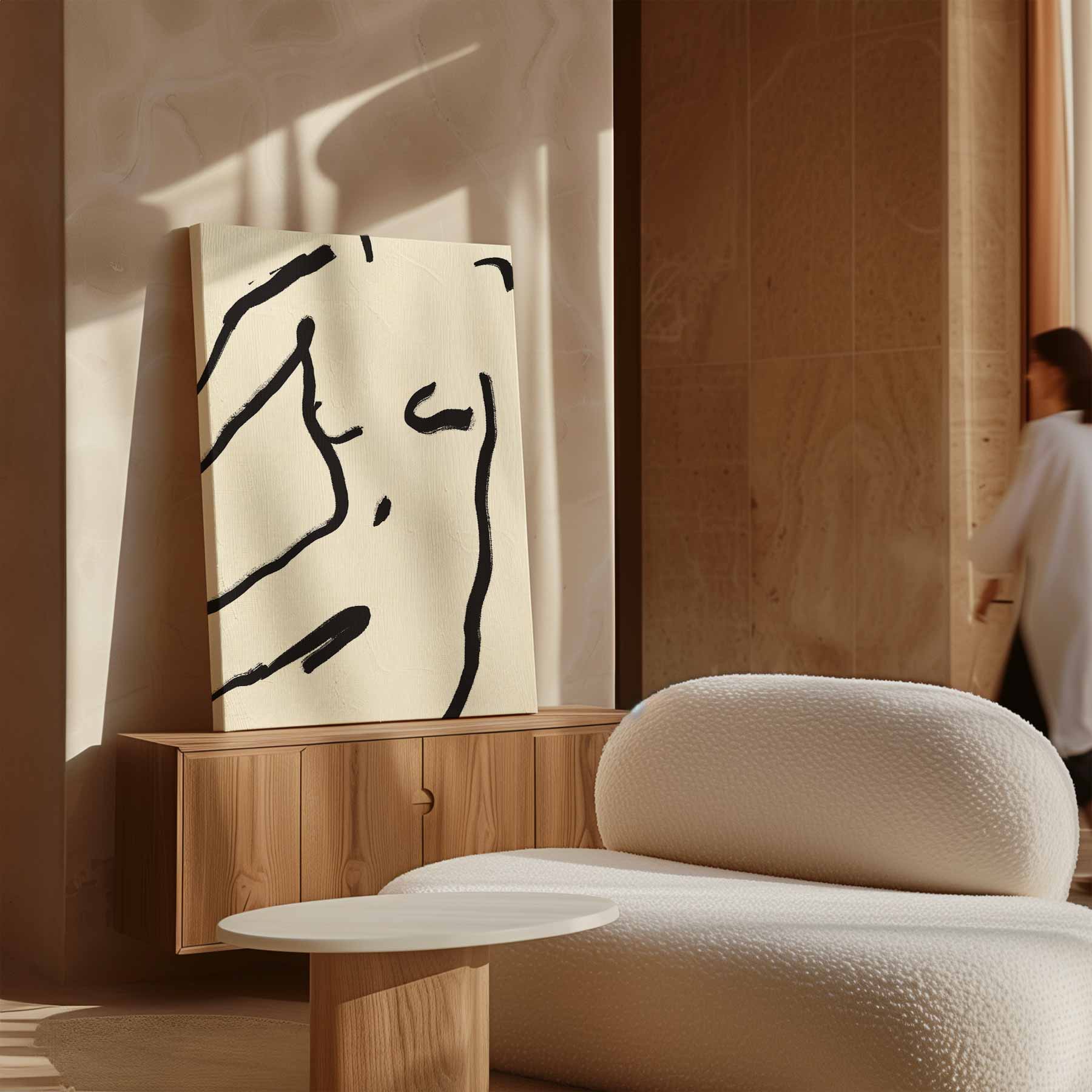 Simpele Elegantie Kunstwerk-canvas-dibond-plexiglas-wanddecoratie-WallArtistic