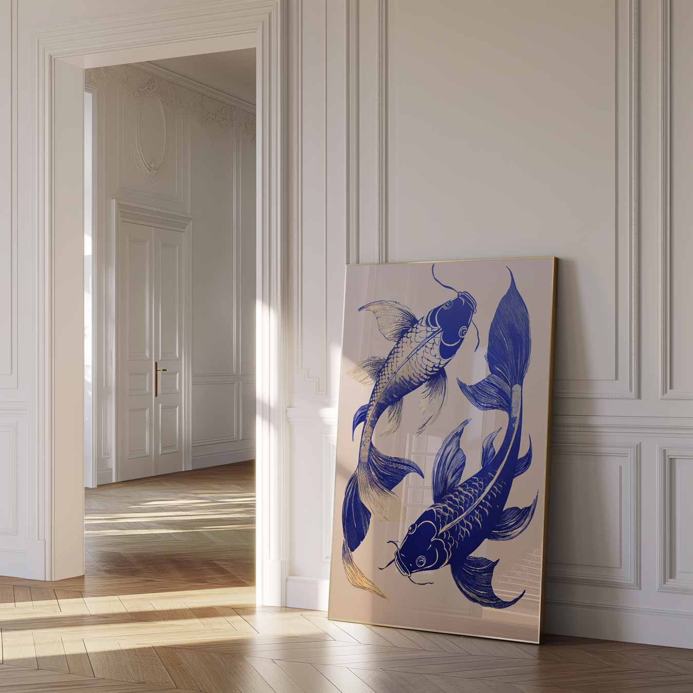 Elegante Koi Vis Poster