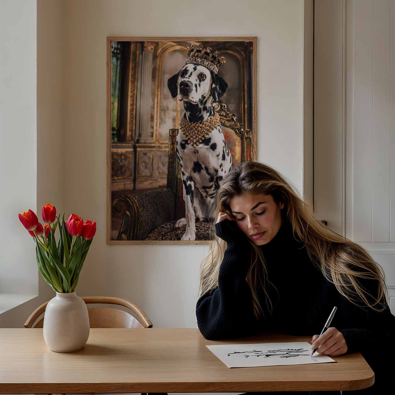 Koninklijke Dalmatier Wandposter-WallArtistic