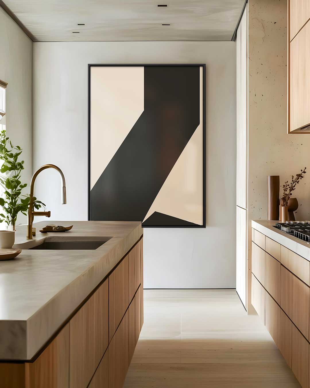 Geometrische Schoonheid Kunstwerk-canvas-dibond-plexiglas-wanddecoratie-WallArtistic