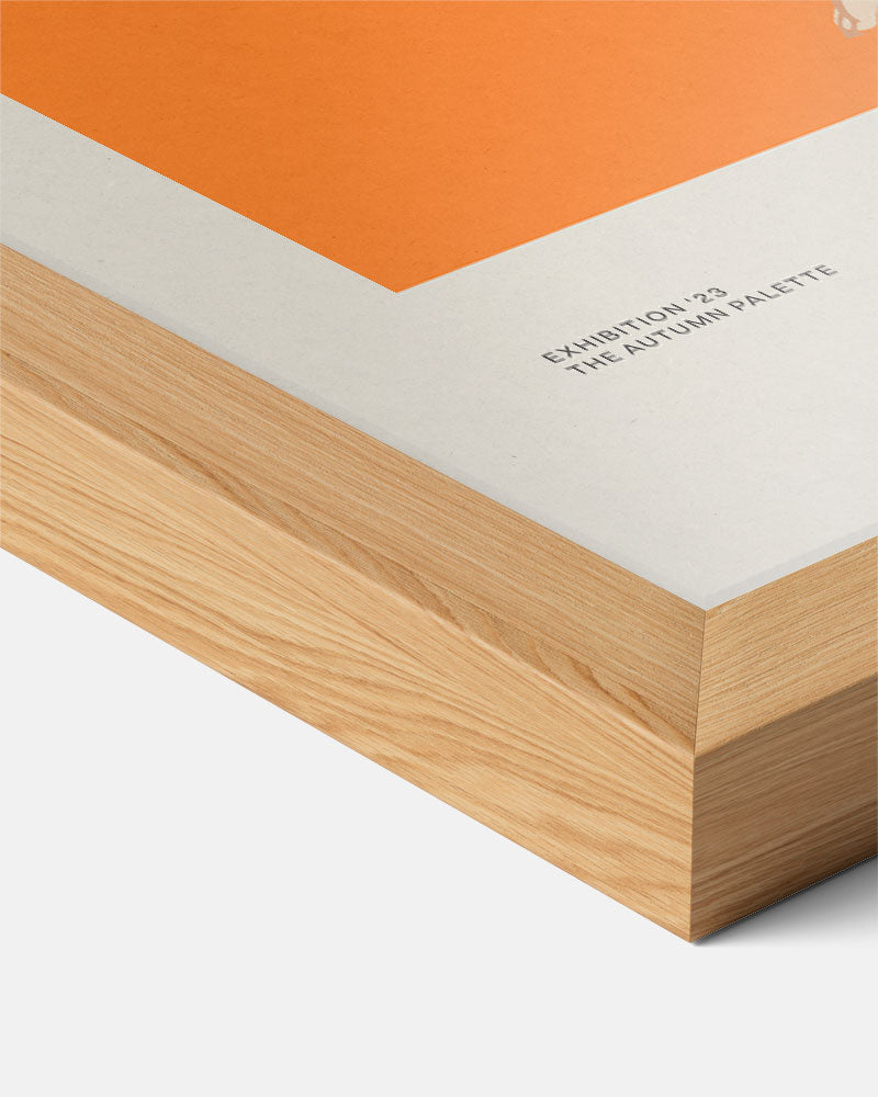 Bloemenpracht in Oranje Poster-WallArtistic
