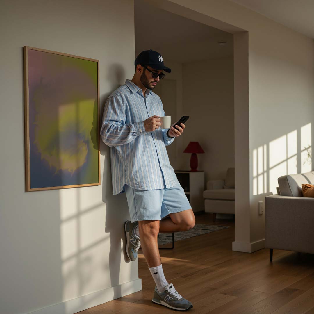 Mystieke Kleurenwerveling Poster-WallArtistic