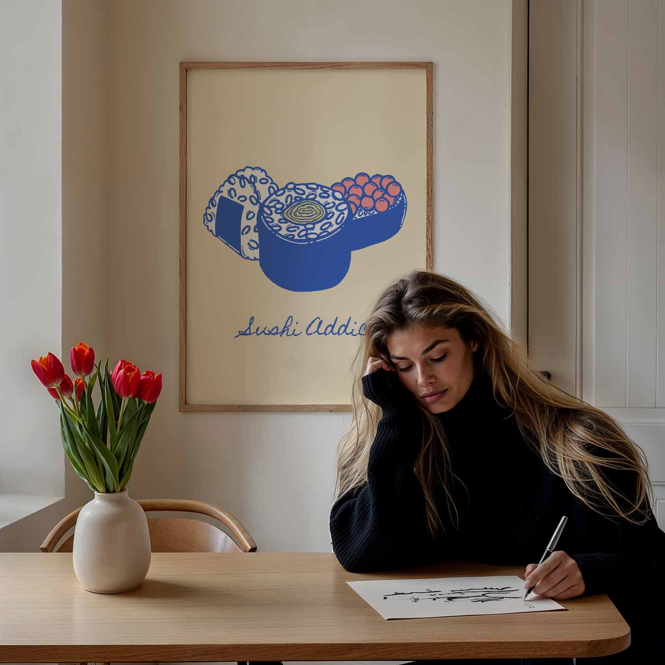 Sushi Addict Poster-WallArtistic