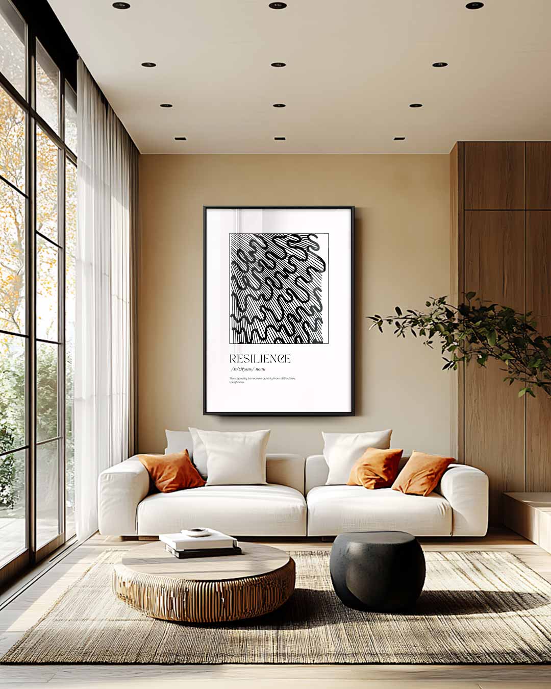 Resilience Krachtpatroon Kunstwerk-canvas-dibond-plexiglas-wanddecoratie-WallArtistic