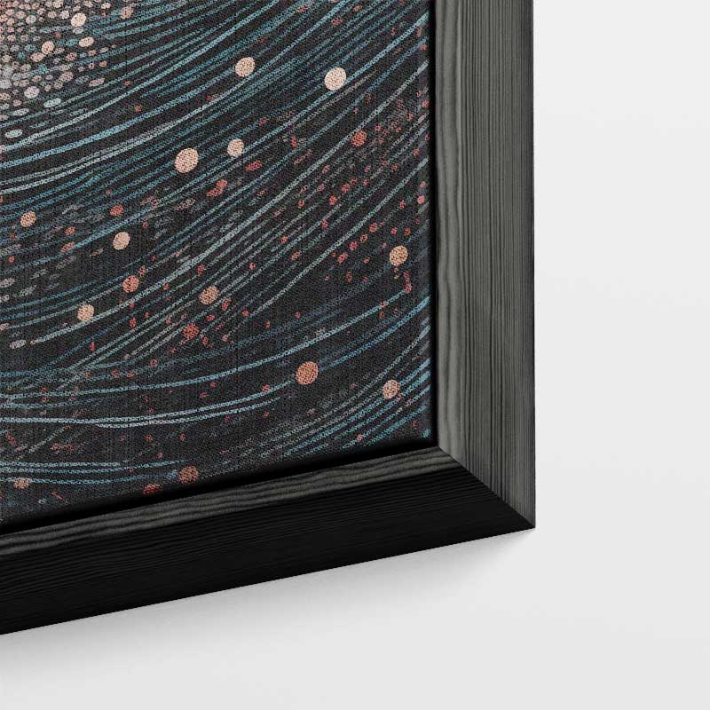 Dansende Sterrenhemel Kunstwerk-canvas-dibond-plexiglas-wanddecoratie-WallArtistic