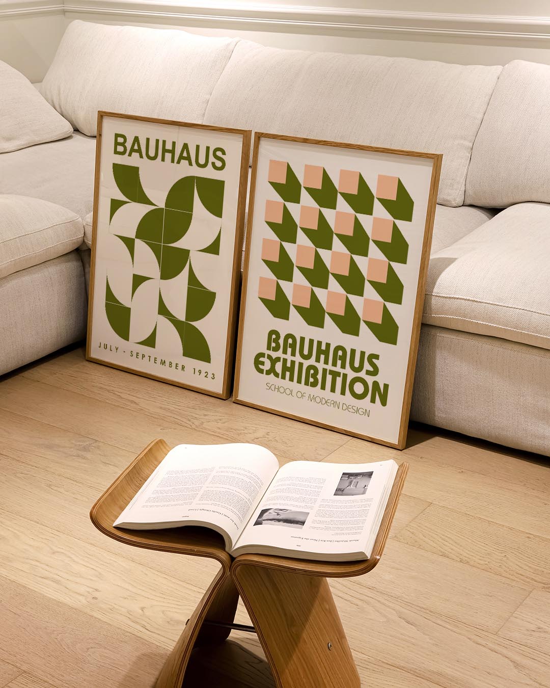 Vorm en schaduw Posterset