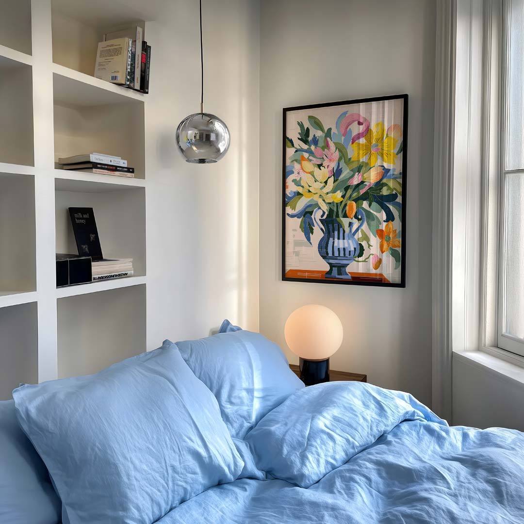 Bloemrijke Vaas Poster-WallArtistic