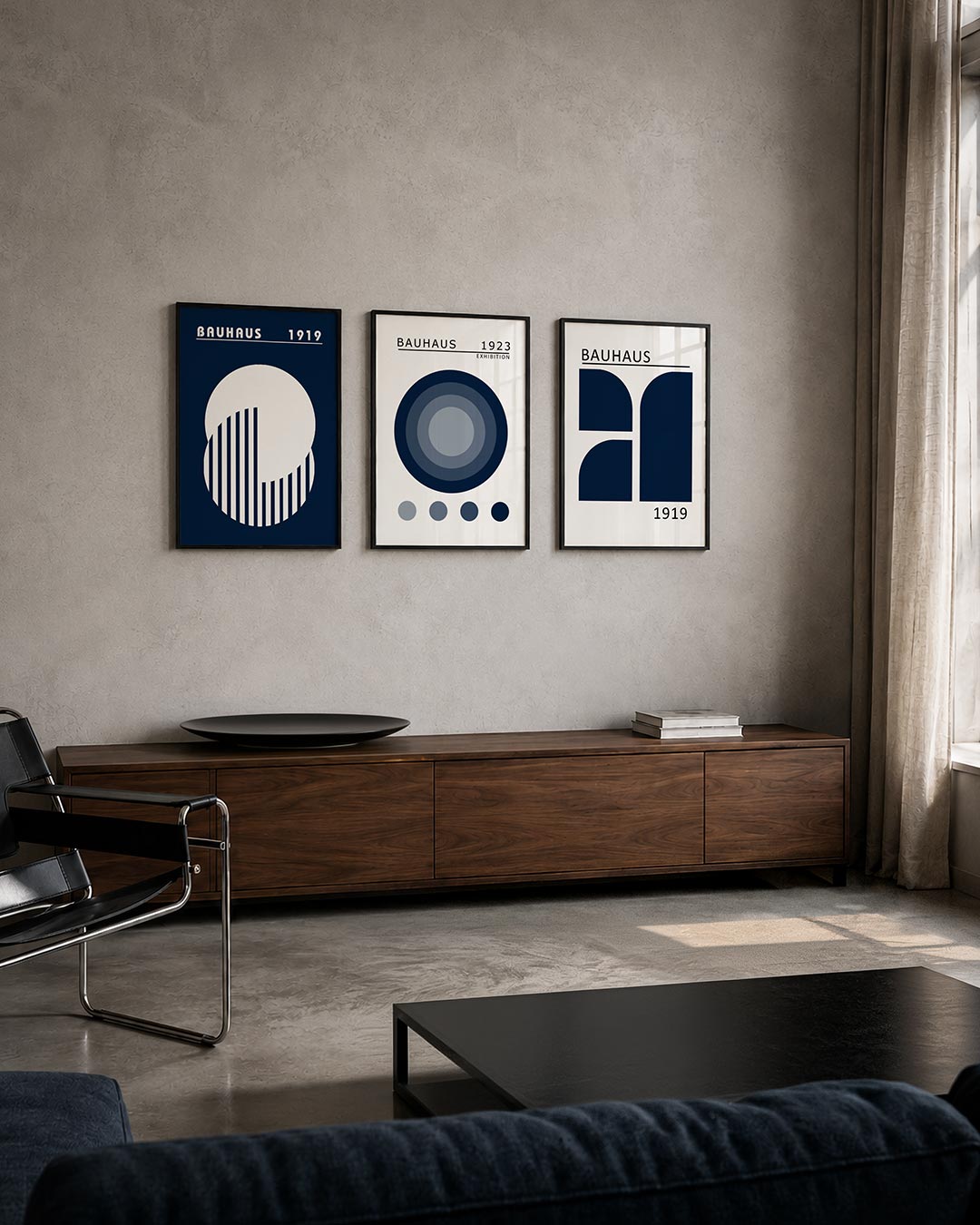 Cirkel en strepen Posterset