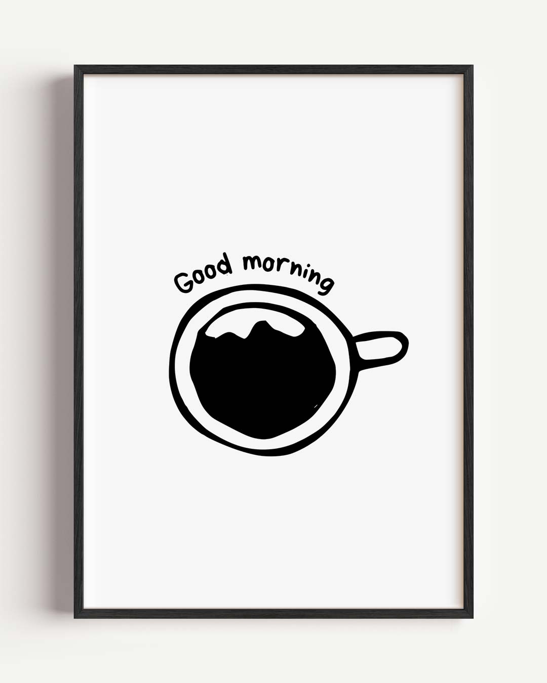 Goedemorgen Koffieposter-WallArtistic