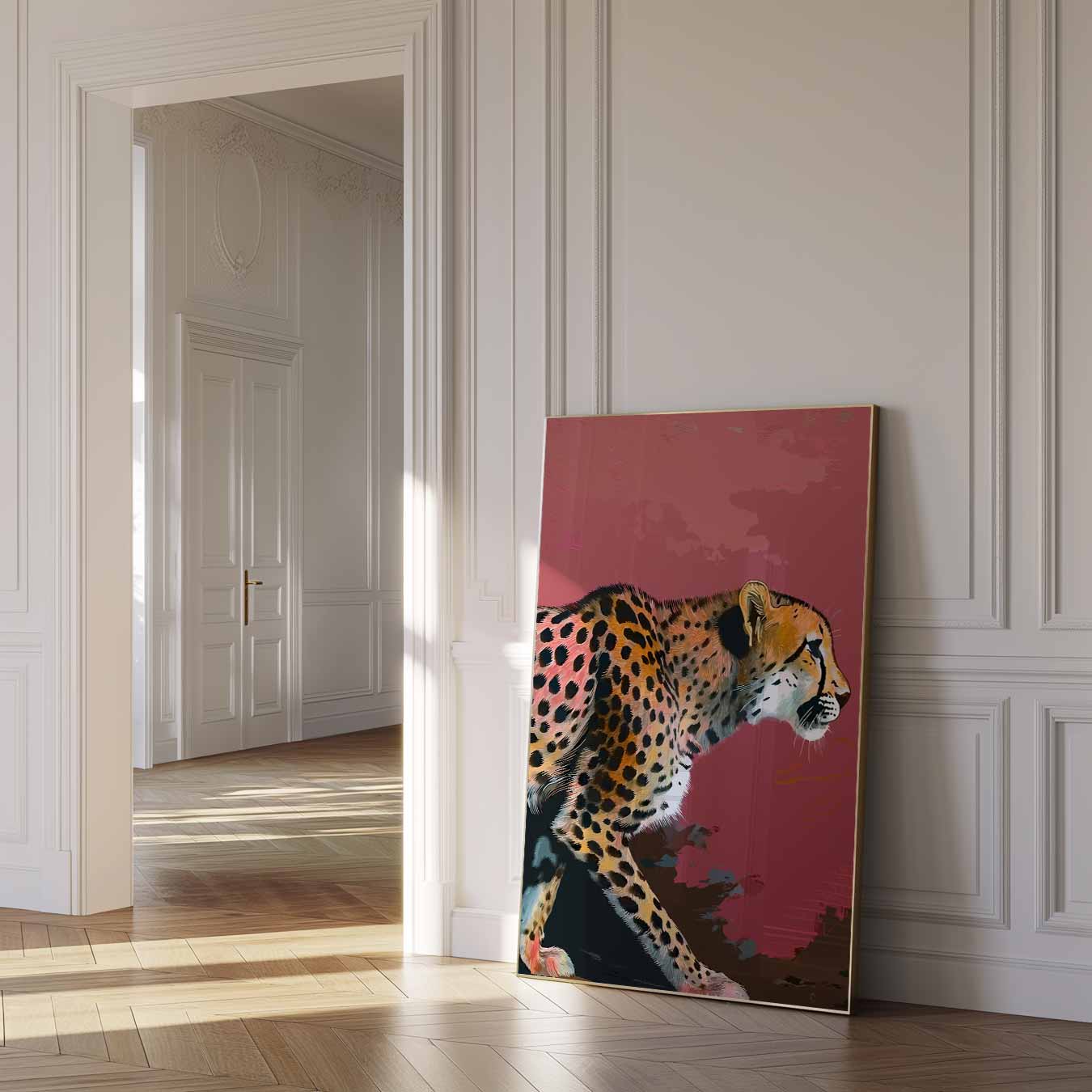 Elegante Cheetah Wanddecoratie Poster
