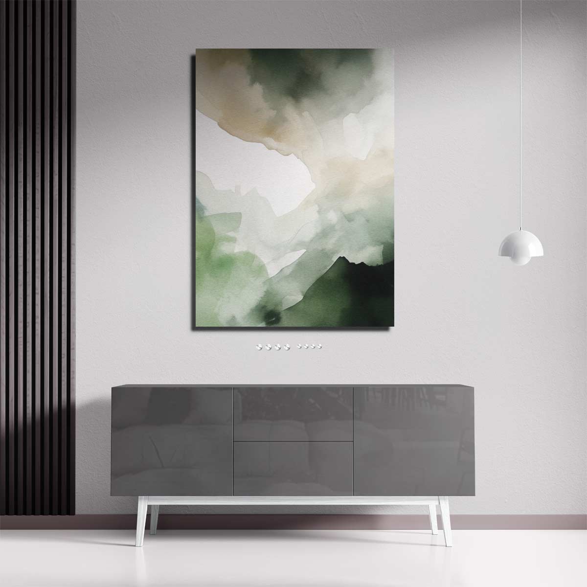 Natuurlijke Aardetinten Abstract Kunstwerk-canvas-dibond-plexiglas-wanddecoratie-WallArtistic