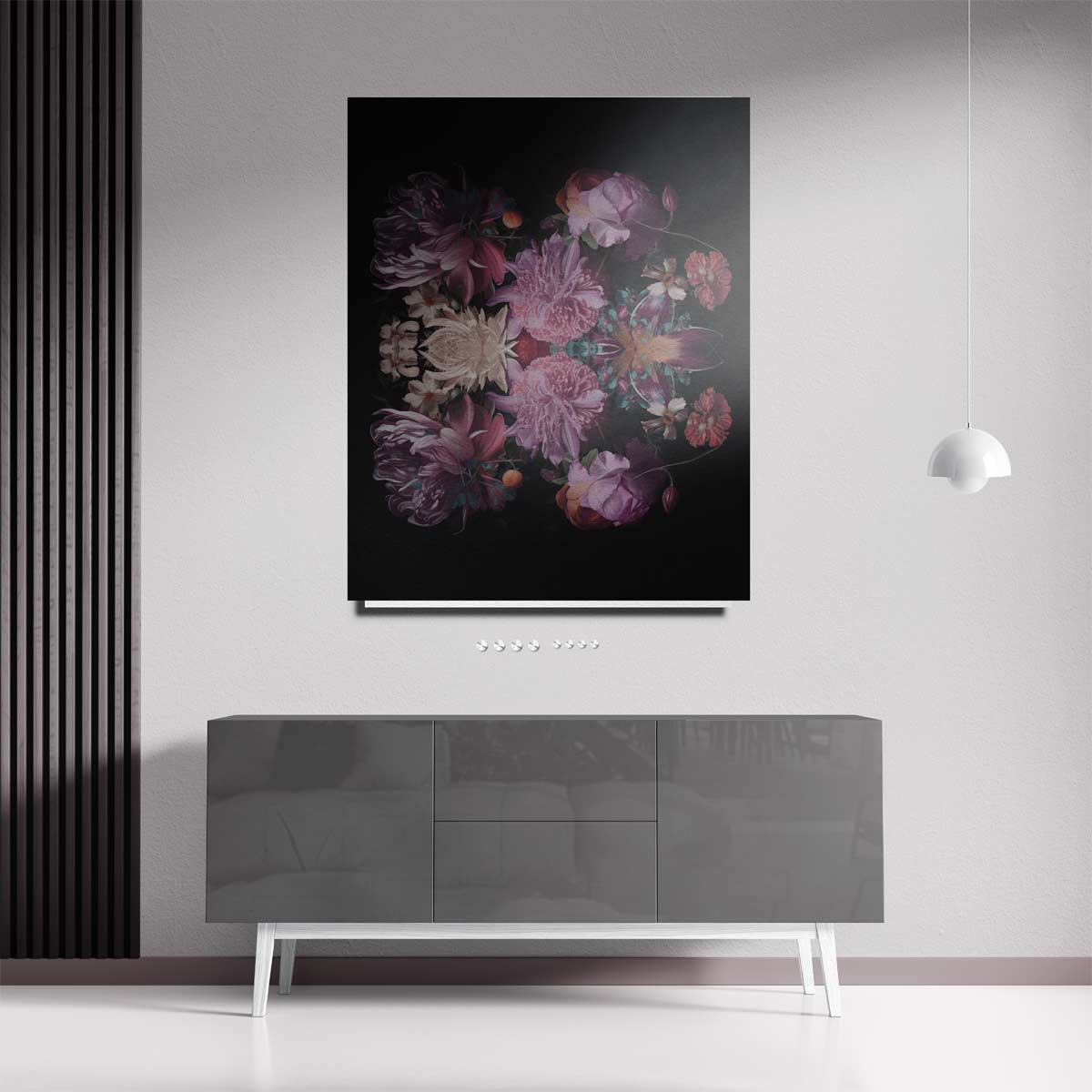 Bloemenpracht Symfonie Kunstwerk-canvas-dibond-plexiglas-wanddecoratie-WallArtistic