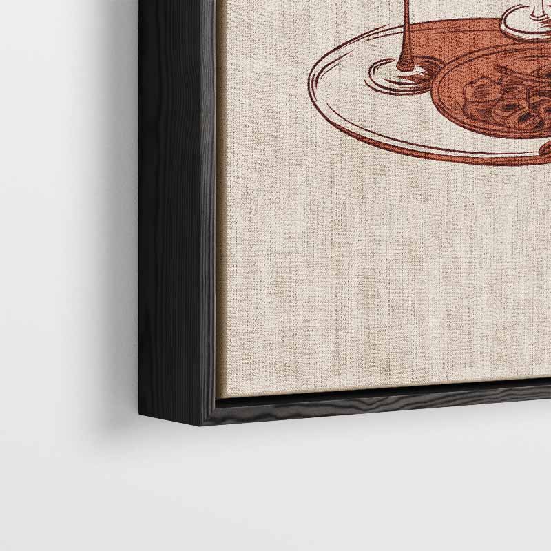 Italiaans Avondje Kunstwerk-canvas-dibond-plexiglas-wanddecoratie-WallArtistic