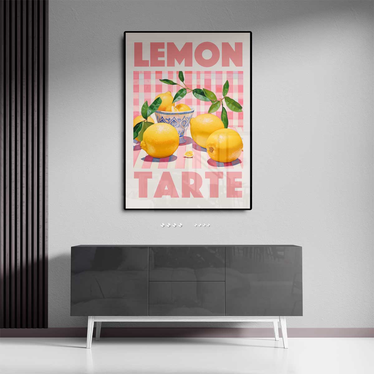 Citroen Tarte Kunstwerk-canvas-dibond-plexiglas-wanddecoratie-WallArtistic