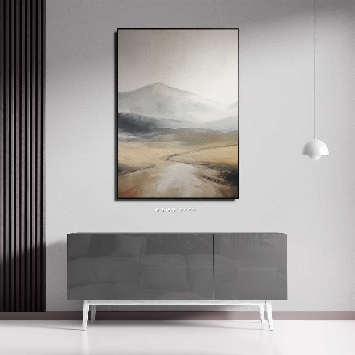 Rustgevend Berglandschap Kunstwerk-canvas-dibond-plexiglas-wanddecoratie-WallArtistic