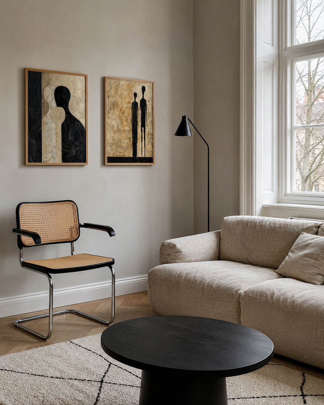 Vorm en schaduw Posterset