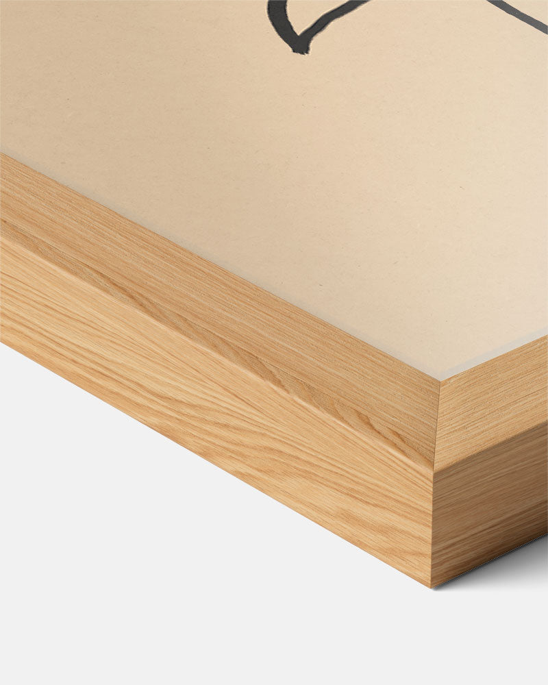 Organische Kunstlijn Poster-WallArtistic