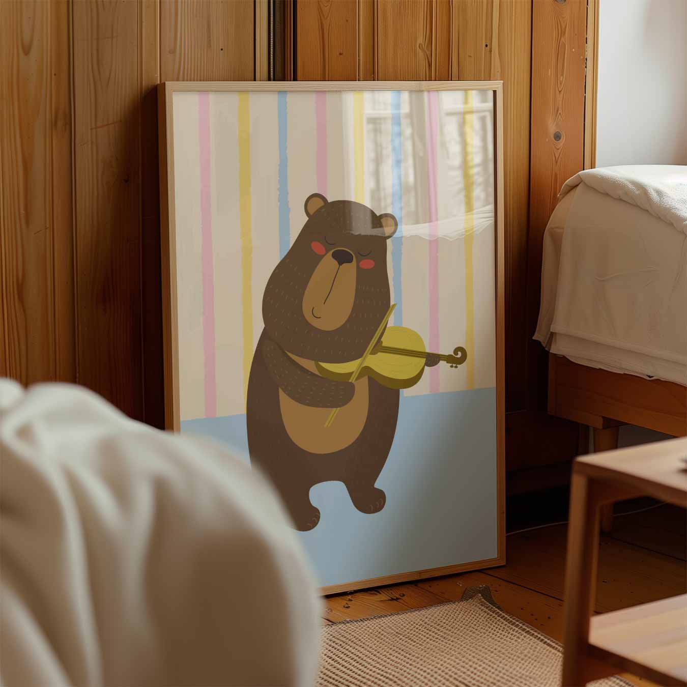 Muzikale Beer Poster-WallArtistic