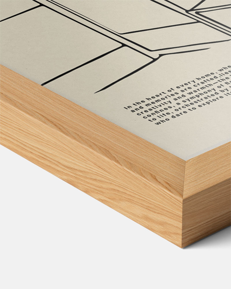 Minimalistische Keukenposters Poster-WallArtistic