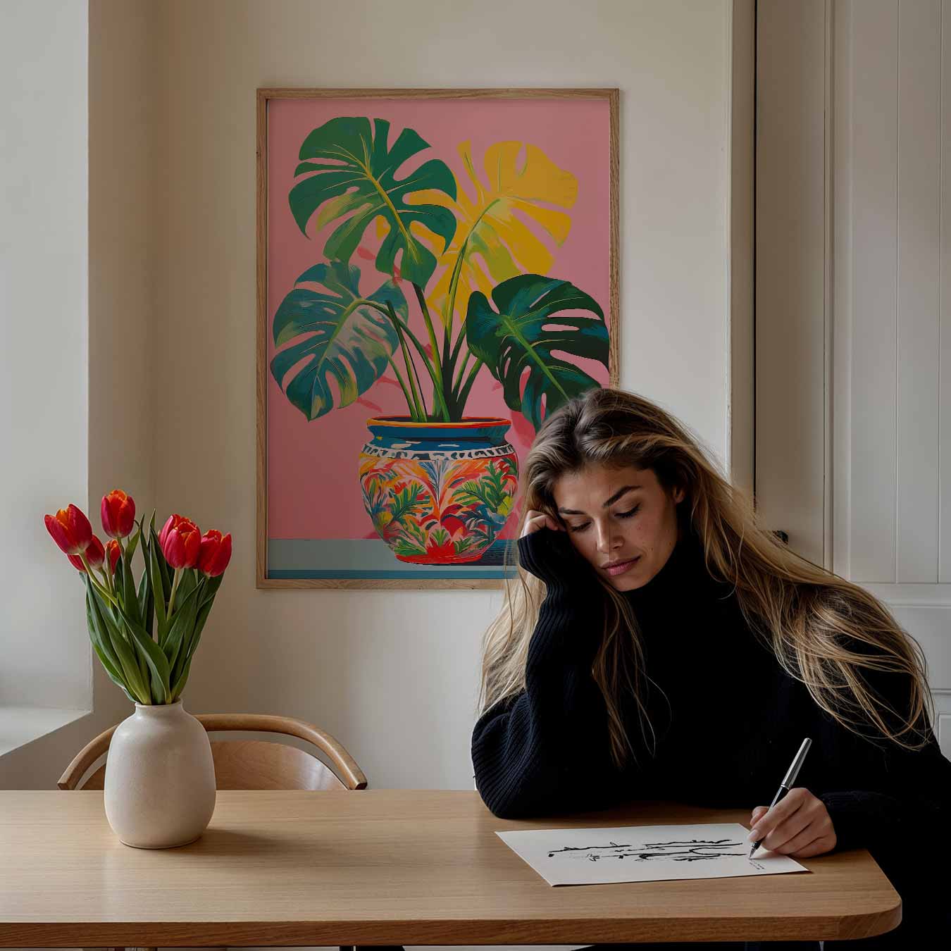 Botanische Elegantie Poster-WallArtistic