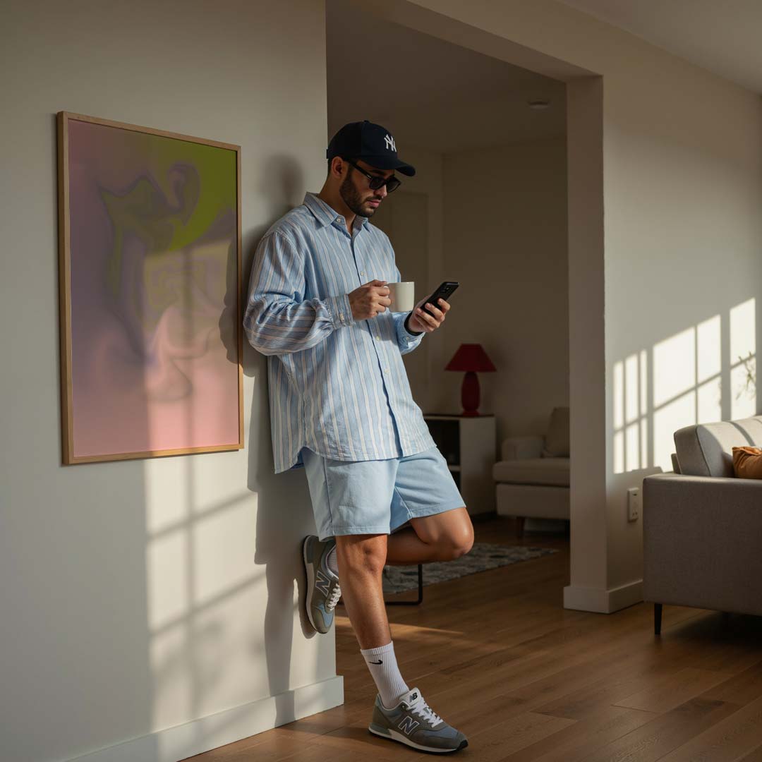 Dromerige Kleurrijke Abstractie Poster-WallArtistic