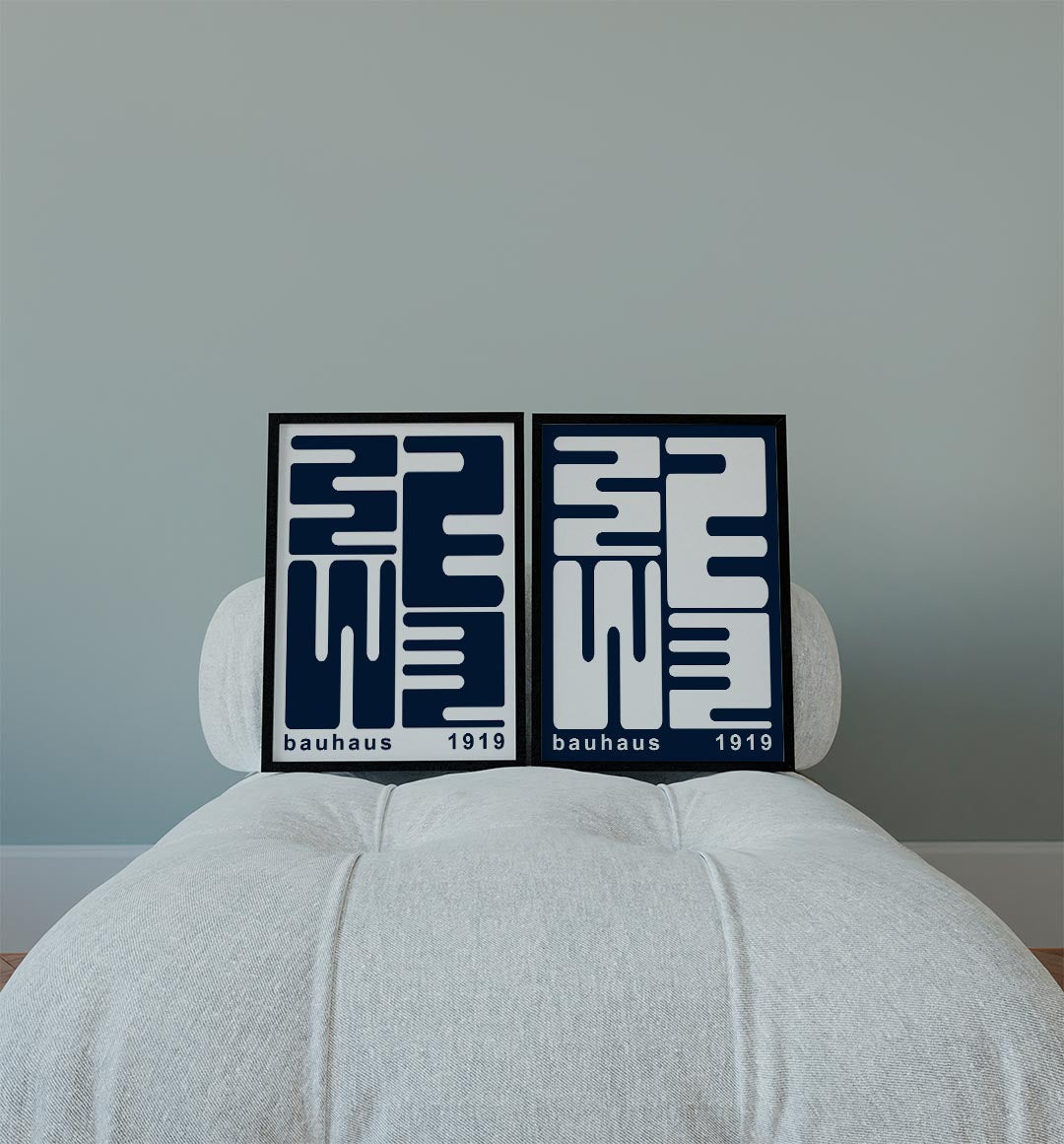 Vorm en lijnenspel Posterset