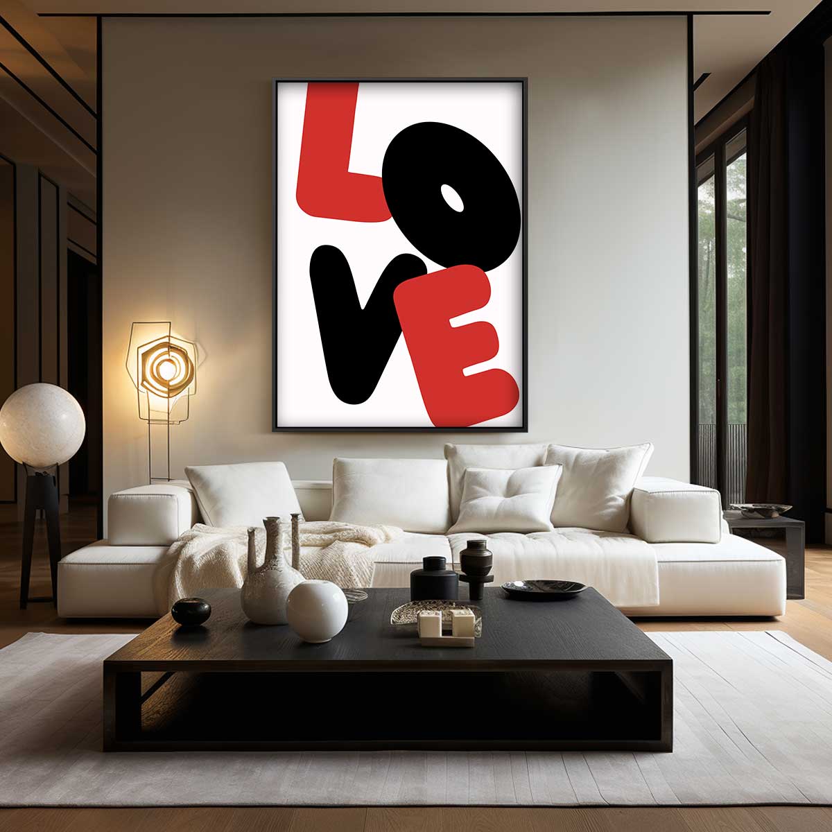 Liefdevolle Vormen Kunstwerk-canvas-dibond-plexiglas-wanddecoratie-WallArtistic