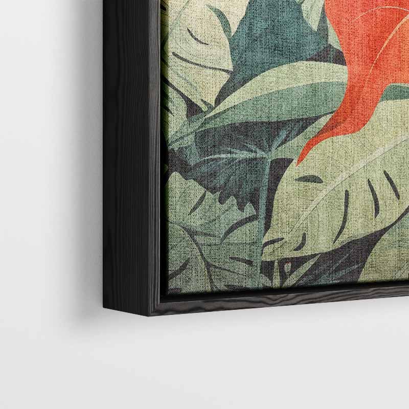 Tropische Bloemenpracht Schilderij Kunstwerk-canvas-dibond-plexiglas-wanddecoratie-WallArtistic