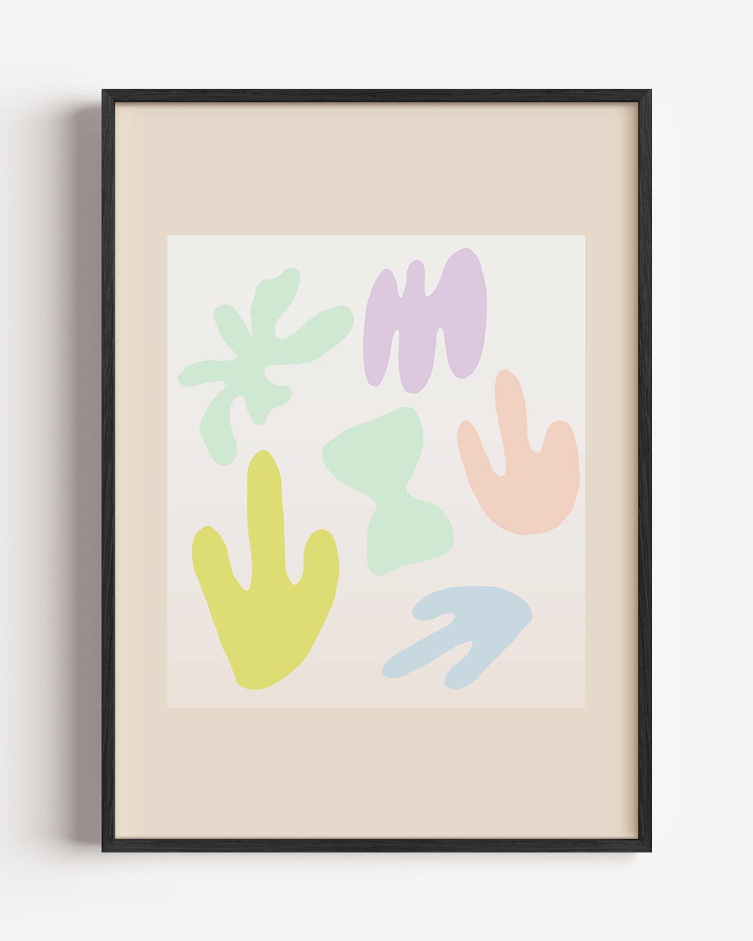 Kleurrijke Abstracte Kunstposter-WallArtistic