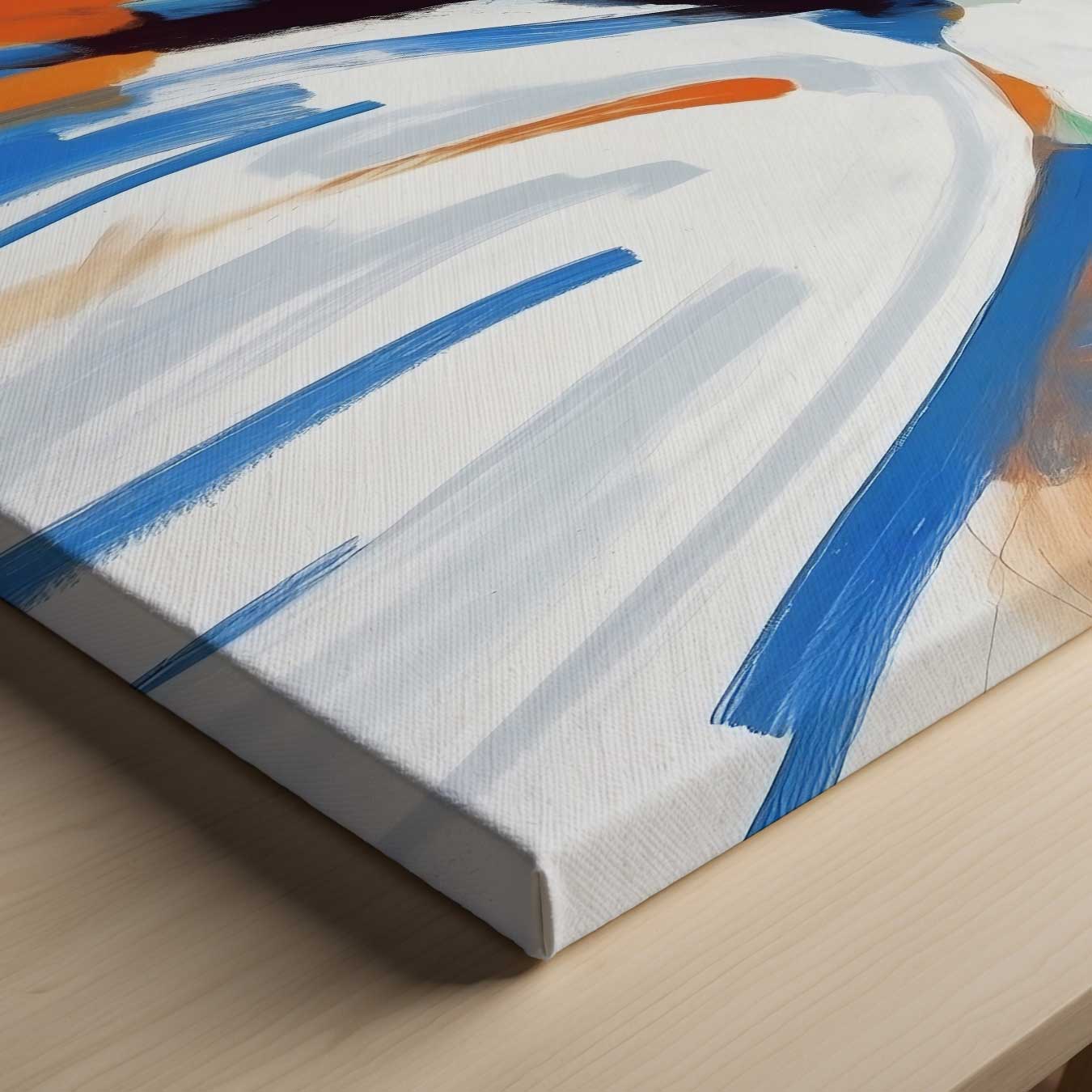 Dromerige Tinten: Vrouw in Kleur Kunstwerk-canvas-dibond-plexiglas-wanddecoratie-WallArtistic