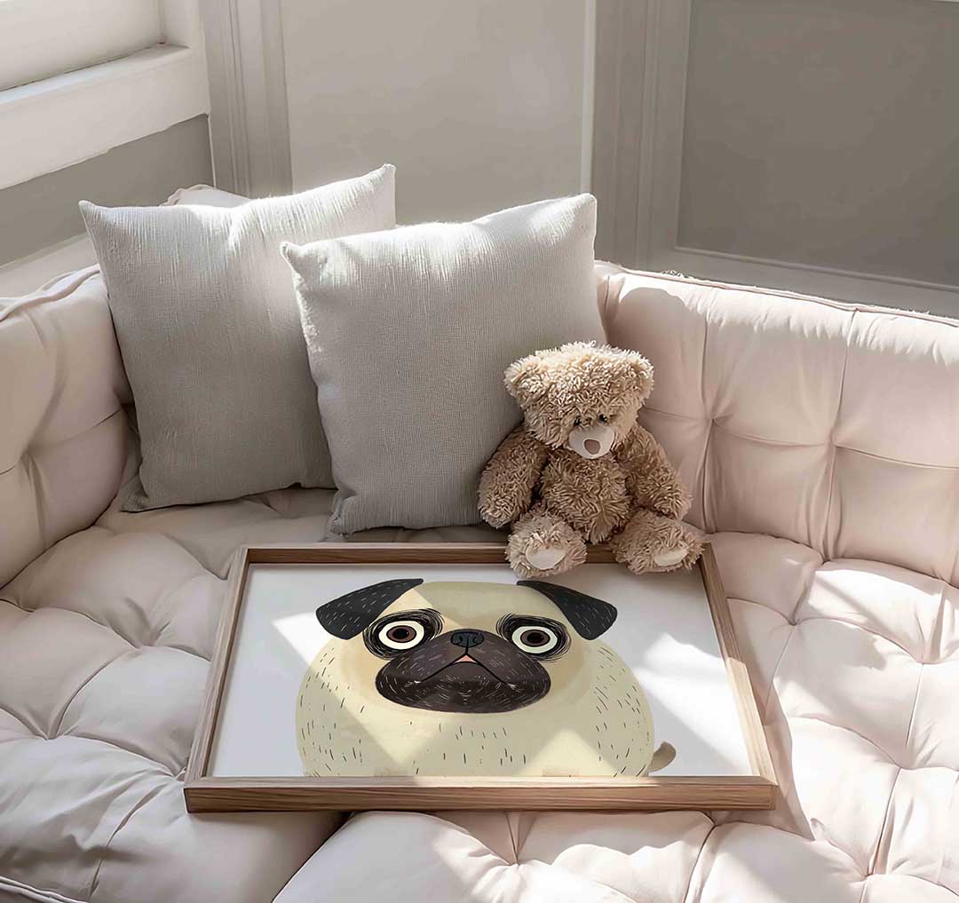 Mopshond Poster