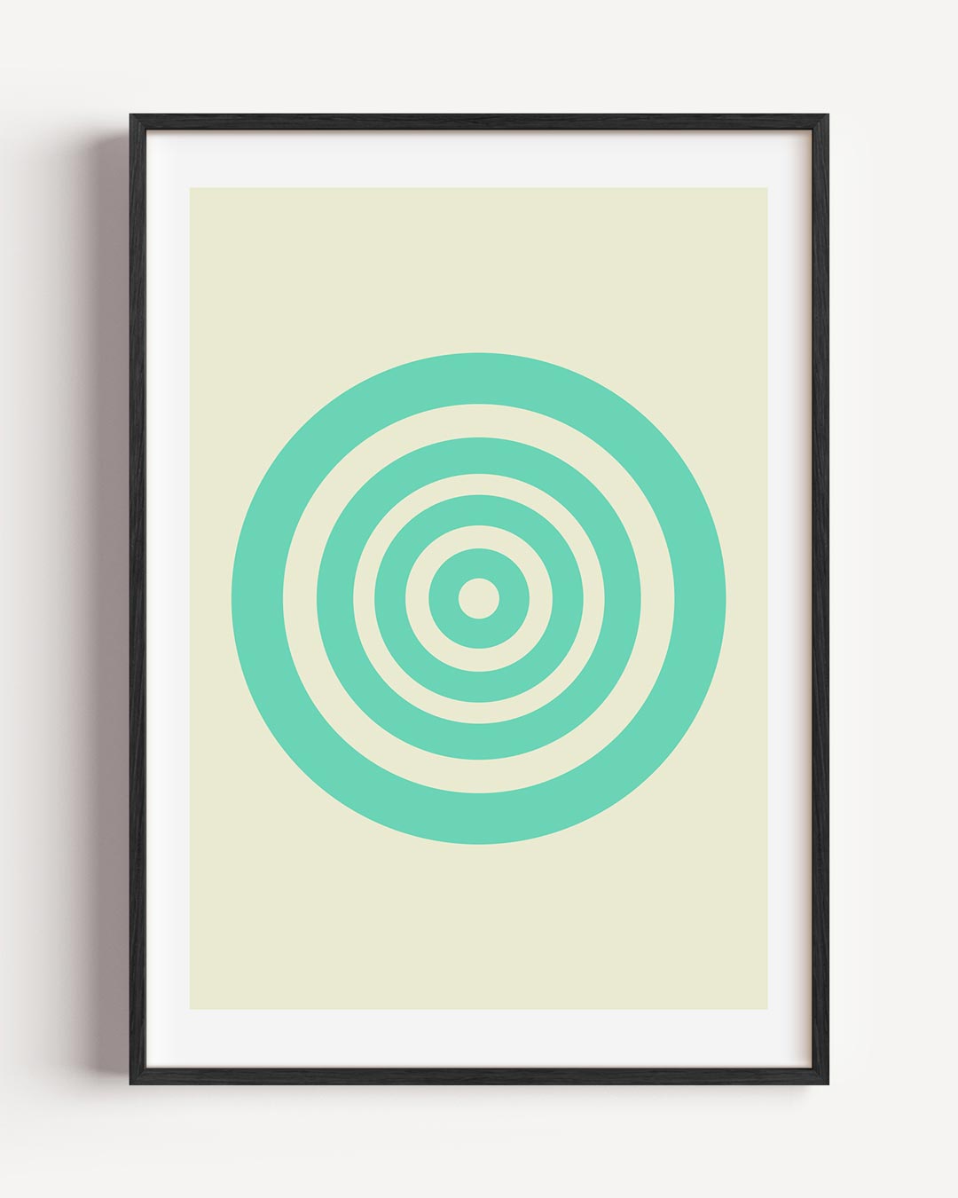 Rustgevende Cirkelpatroon Poster-WallArtistic