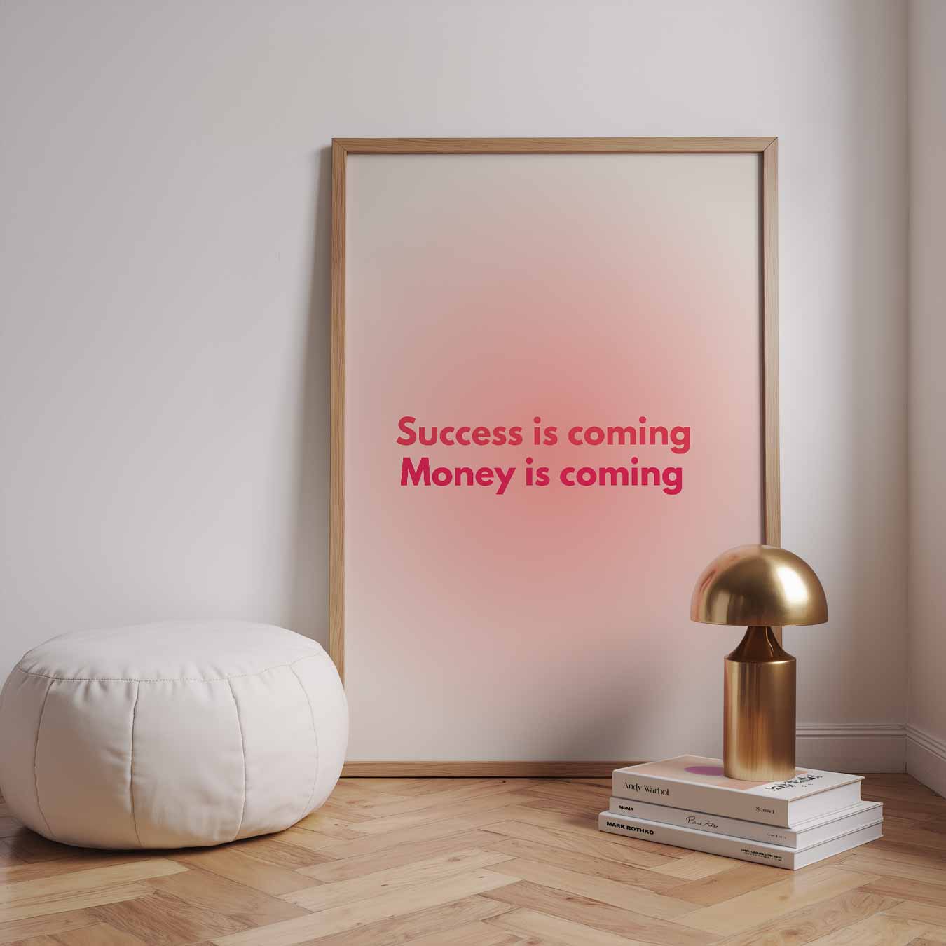 Inspirerende Succes Poster-WallArtistic