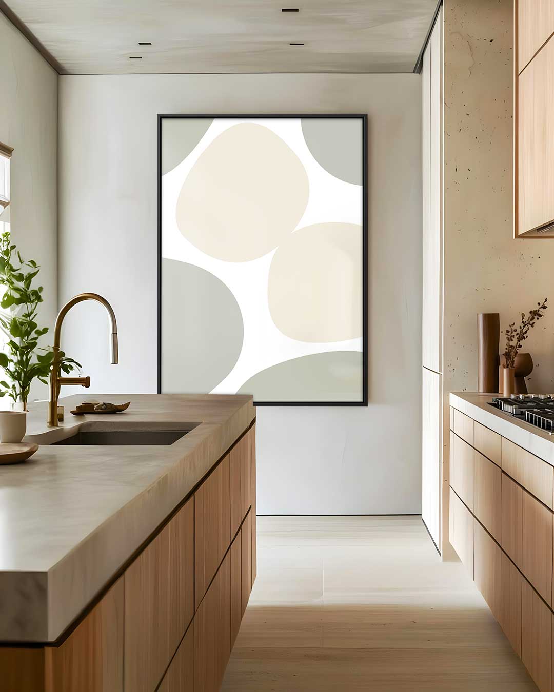 Organische Vormen Wanddecoratie Kunstwerk-canvas-dibond-plexiglas-wanddecoratie-WallArtistic