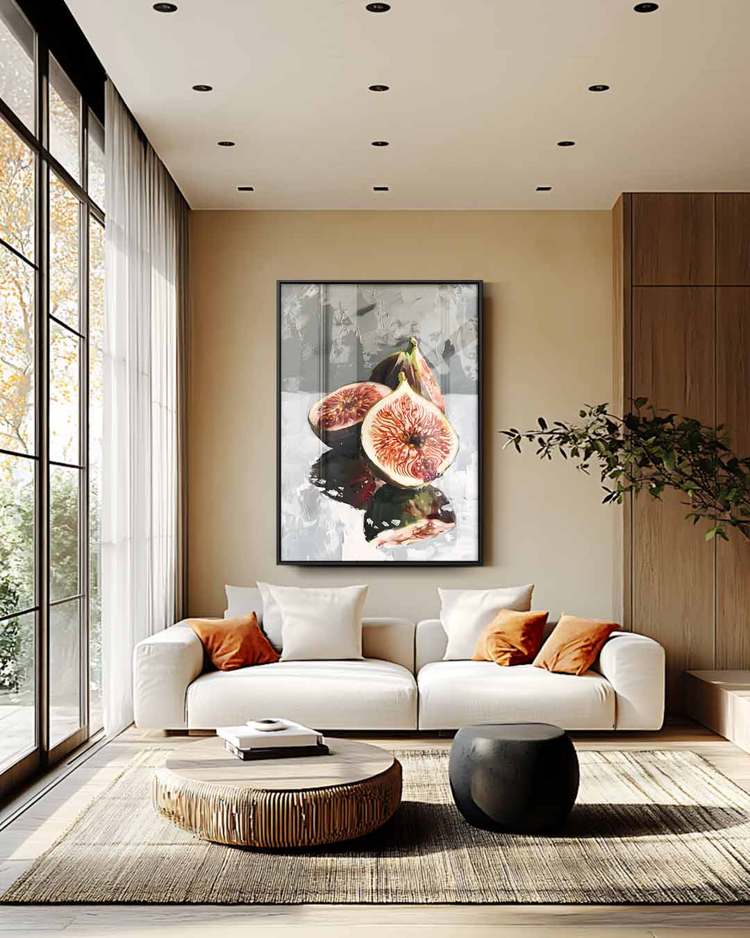 Verse Vijgen Schilderij Kunstwerk-canvas-dibond-plexiglas-wanddecoratie-WallArtistic