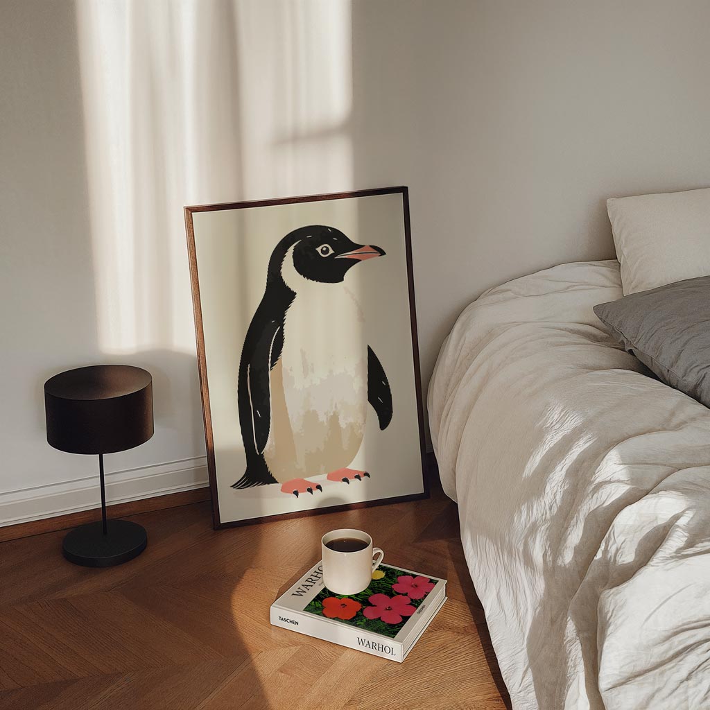 Schattige Pinguïn Illustratie Poster