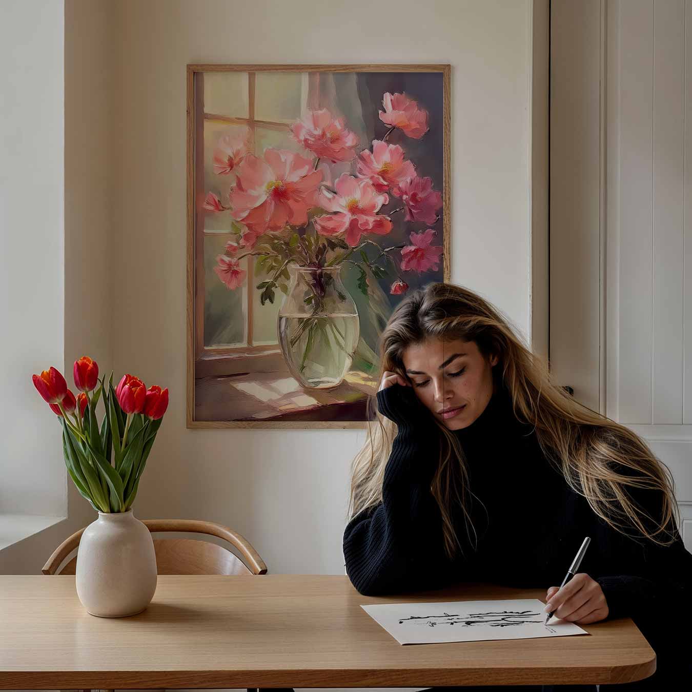 Zomerse Bloemenpracht Poster-WallArtistic