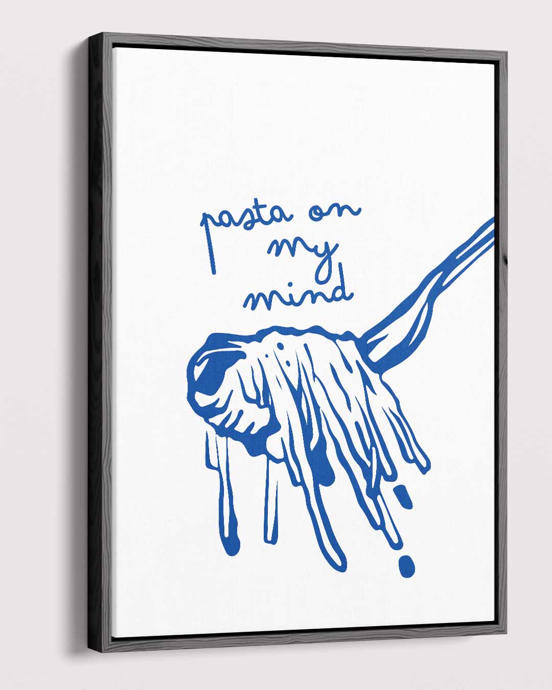 Pasta on My Mind Kunstprint Kunstwerk-canvas-dibond-plexiglas-wanddecoratie-WallArtistic
