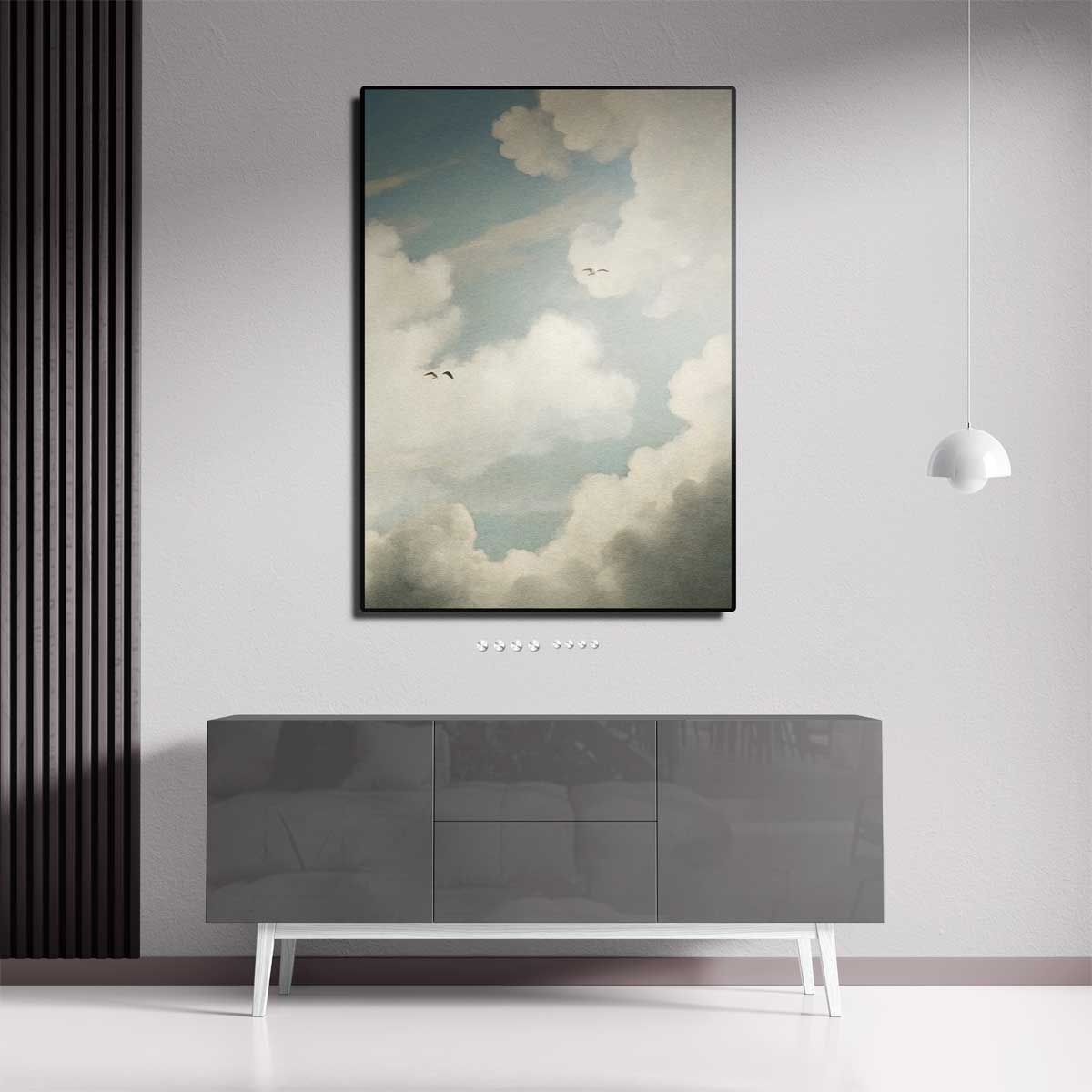 Dromerige Hemel Kunstwerk-canvas-dibond-plexiglas-wanddecoratie-WallArtistic