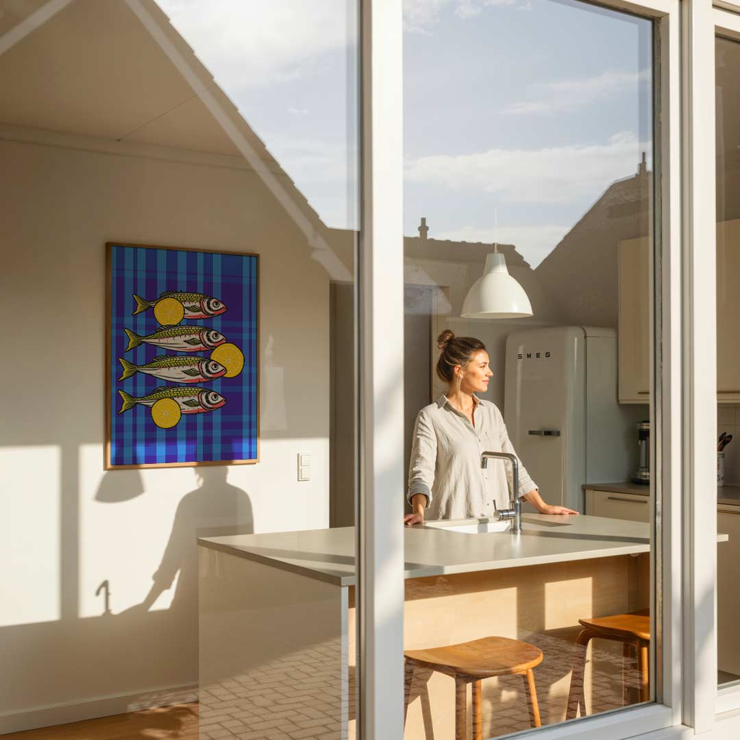 Frisse Visschotel Poster-WallArtistic