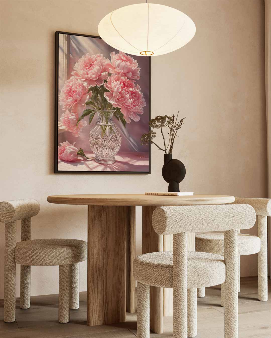 Zachte Bloemenpracht Kunstwerk-canvas-dibond-plexiglas-wanddecoratie-WallArtistic