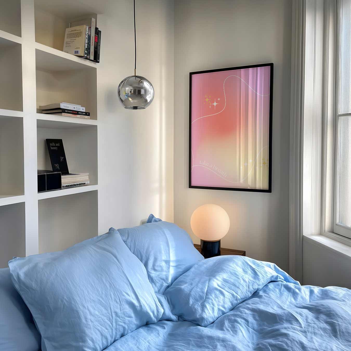 Inspirerende Ademhalingsposter