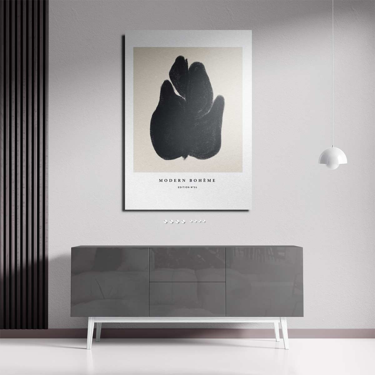 Modern Boho Abstractie Kunstwerk-canvas-dibond-plexiglas-wanddecoratie-WallArtistic