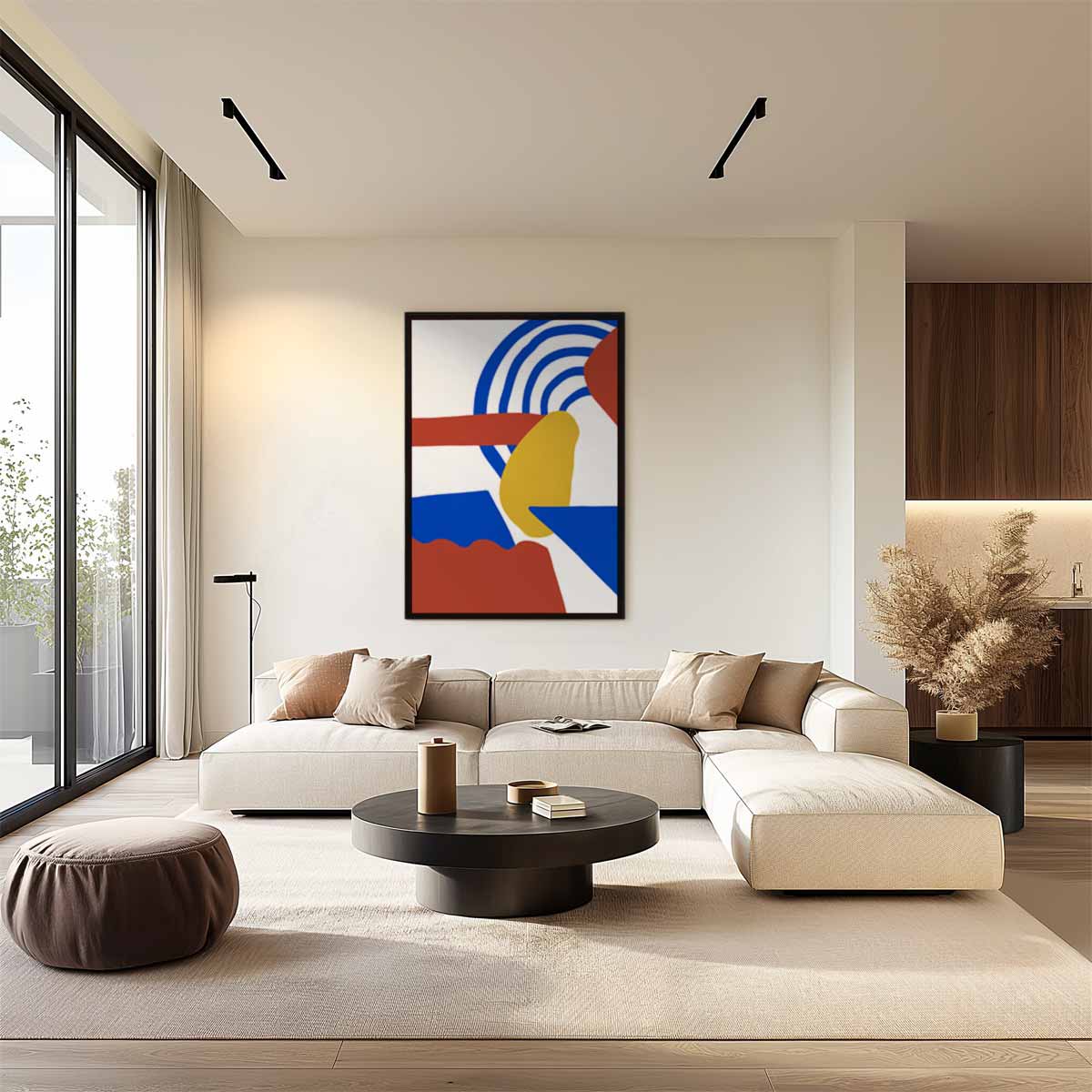 Kleurrijk Abstract Spel Kunstwerk-canvas-dibond-plexiglas-wanddecoratie-WallArtistic