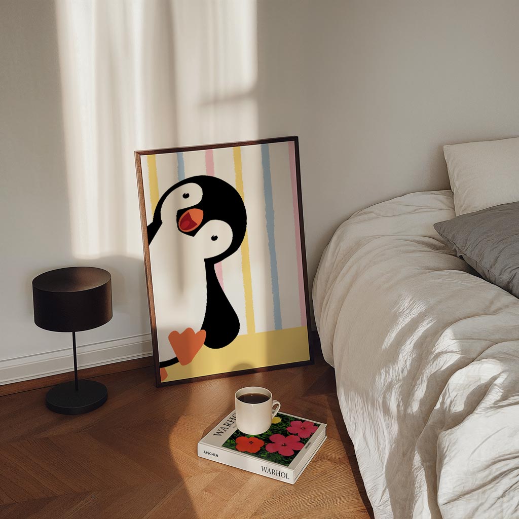 Vrolijke Pinguïn Poster