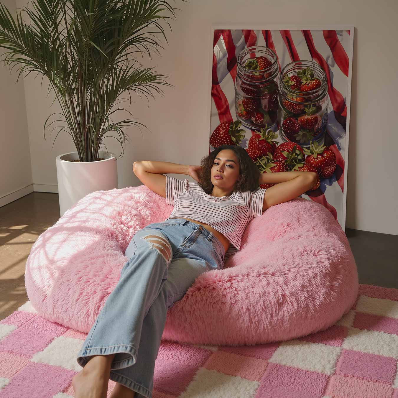 Zomerse Aardbeien Poster-WallArtistic