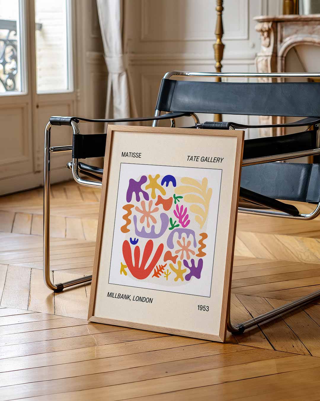 Kleurrijke Abstracte Kunstposter-WallArtistic