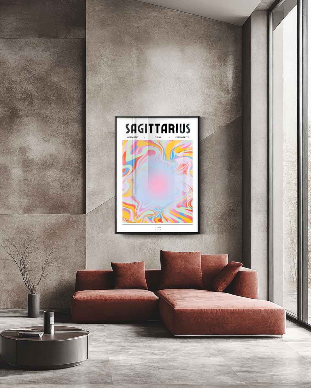 Abstract kunstwerk Kunstwerk-canvas-dibond-plexiglas-wanddecoratie-WallArtistic